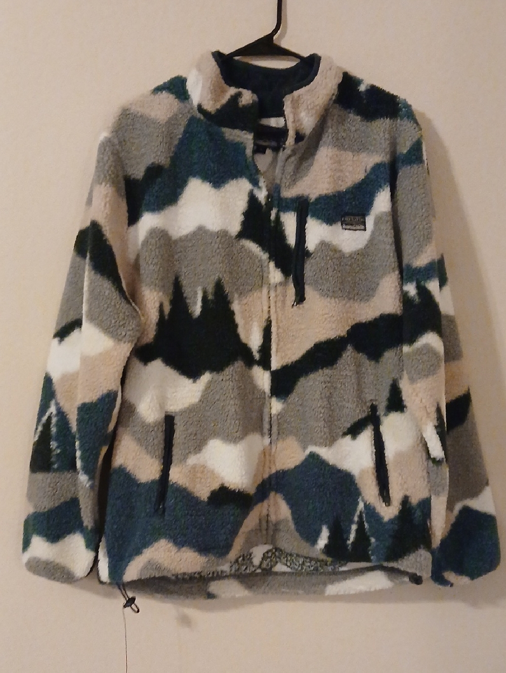 Free Nature Zip Up Sherpa Lg